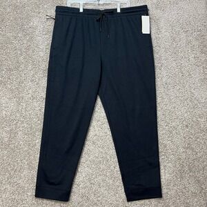 All in Motion Siro Ponte Jogger Men XL Black Zipper Pockets Drawstring NEW